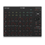 Behringer BCR32 MIDI controller with USB and MIDI connectivity, featuring rotary knobs and control surface for music production.