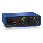 Behringer DICE 1U2 192kHz USB audio interface with single microphone input and compact 1U rackmount design.