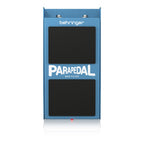 Behringer Parapedal wah filter effects pedal with control knob and input/output jacks, ideal for guitar effects.
