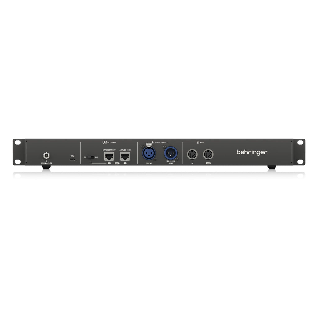 Behringer SC16-I StageConnect 16-input live outboard interface with multiple input ports and professional audio connection features.
