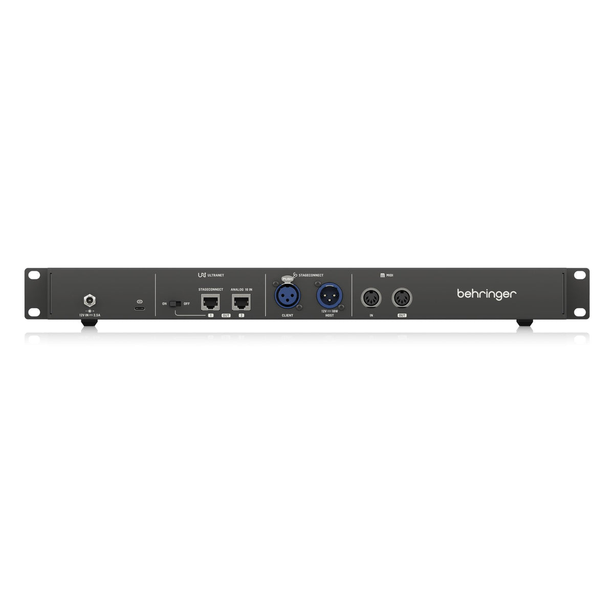 Behringer SC16-I StageConnect 16-input live outboard interface with multiple input ports and professional audio connection features.