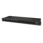 Behringer SC88 StageConnect 8-in 8-out live outboard audio interface with multiple input and output ports.