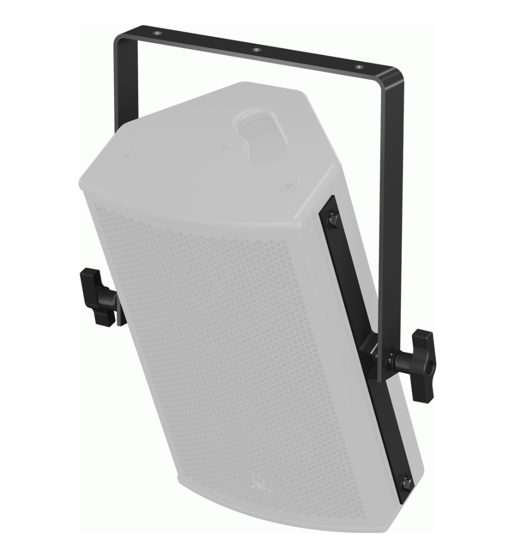Turbosound NUQ82 flying yoke for stage equipment, single mounting hardware for professional audio speakers.