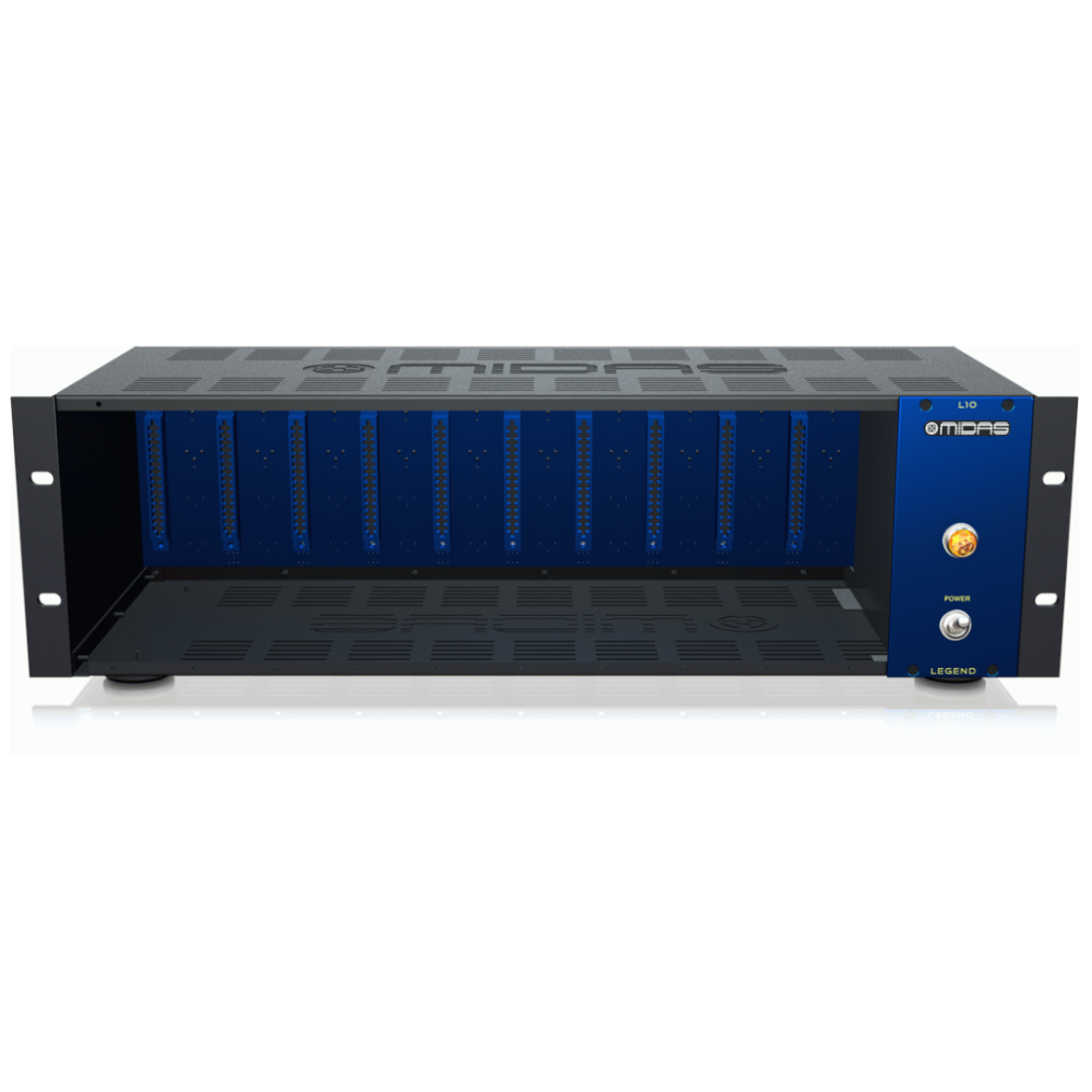 Midas Legend L10 500 Series Chassis For 10 Modules