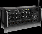 Midas MR18 digital rack mixer with 18 input channels, touchscreen control, and connectivity for iPad and Android tablets.