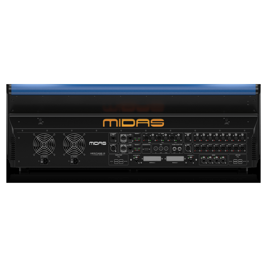 Midas Heritage HD96-24-TP Digital Console with Touring Flight Case