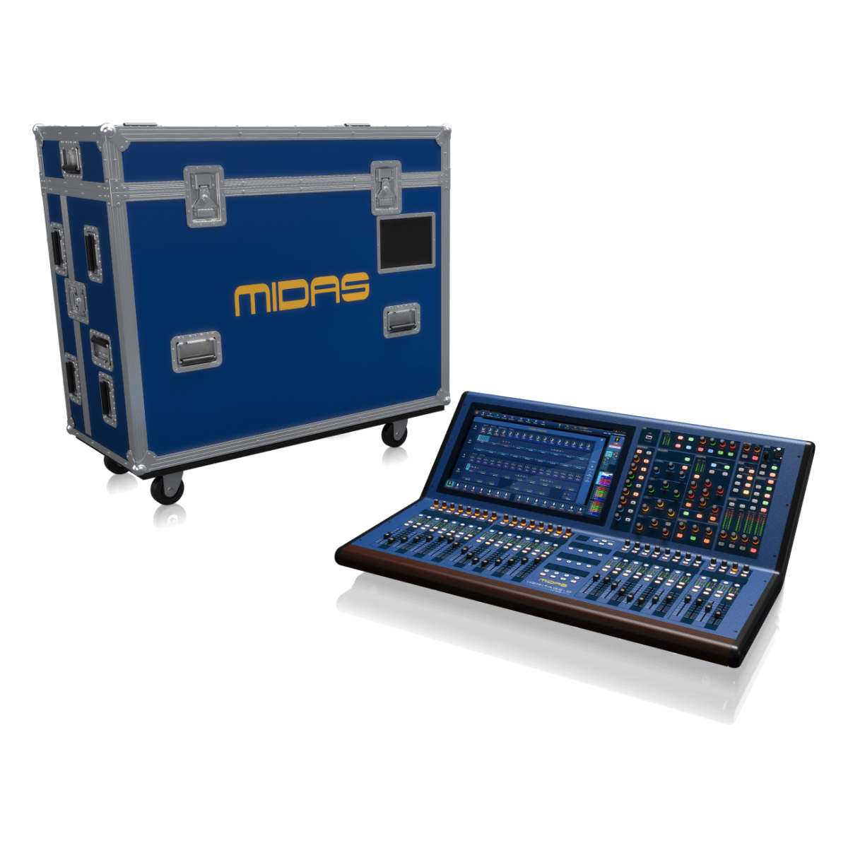 Midas Heritage HD96-24-TP Digital Console with Touring Flight Case