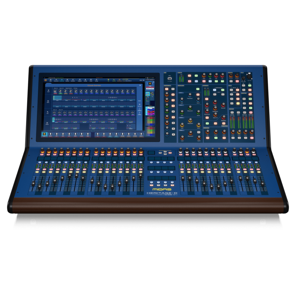 Midas Heritage HD96-24-TP Digital Console with Touring Flight Case