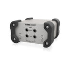 Klark Teknik DI20P passive stereo DI box for live outboard audio, featuring rugged construction and balanced output connections.