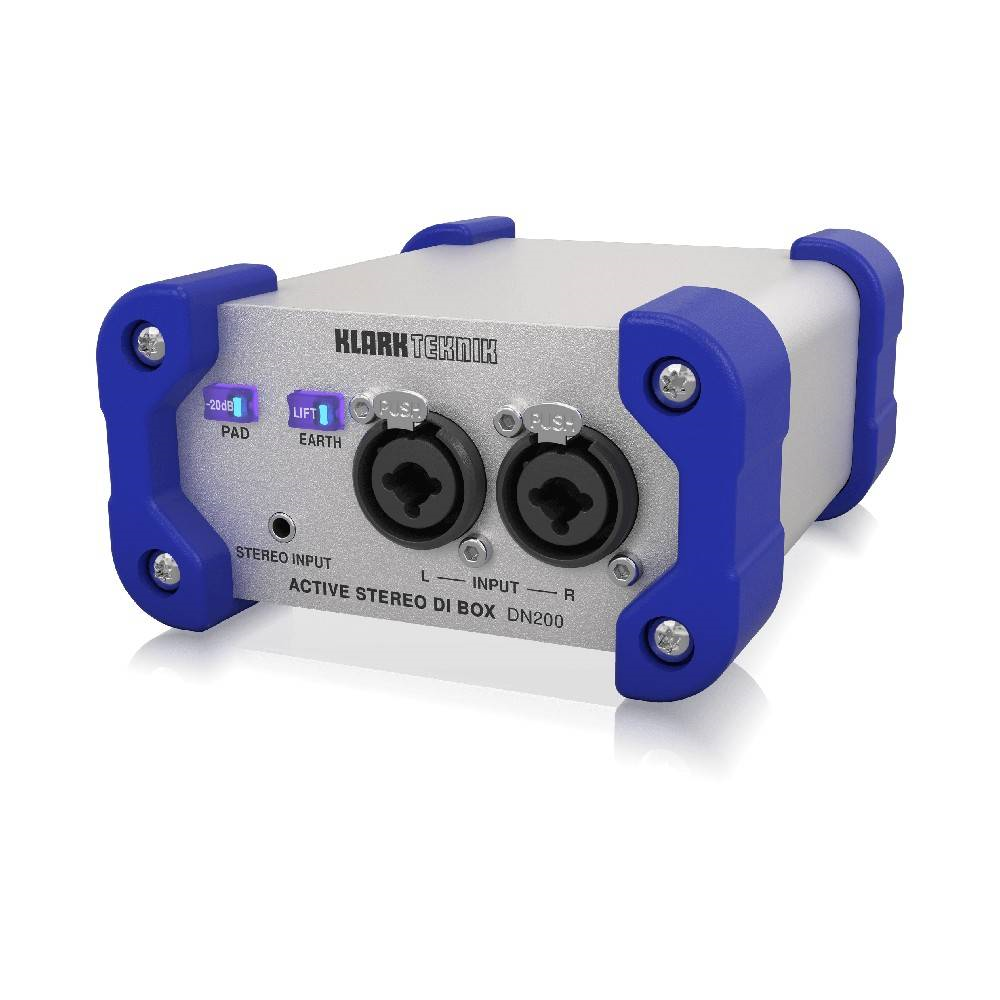 Klark Teknik DN200V2 2-Channel Active DI Box