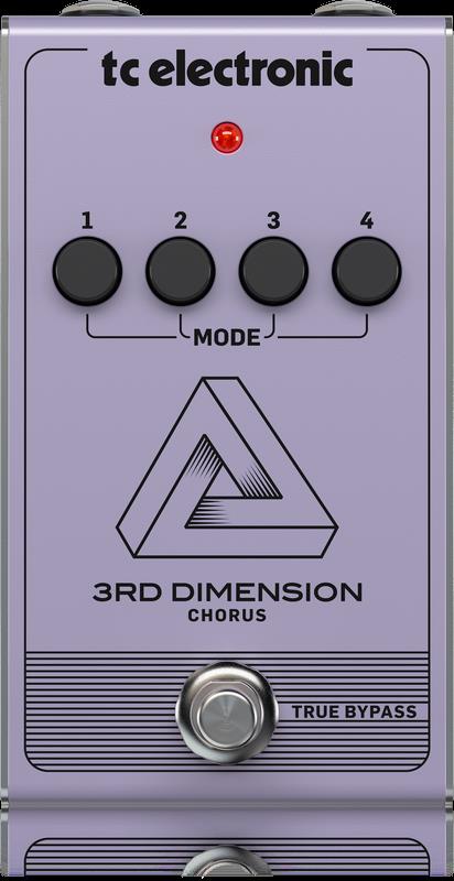 TC Electronic 3rd Dimension Vintage Analog Chorus Guitar Effects Pedal