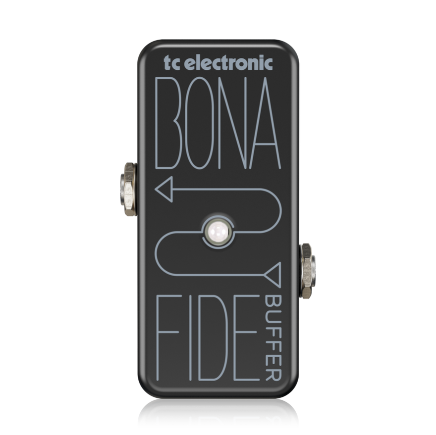 TC Electronic BonaFide Buffer High-Quality Analog Buffer Guitar Effects Pedal