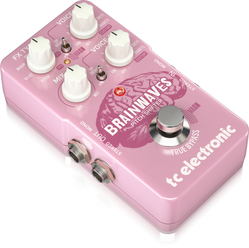 TC Electronic Brainwaves Pitch Shifter Guitar Effects Pedal with MASH