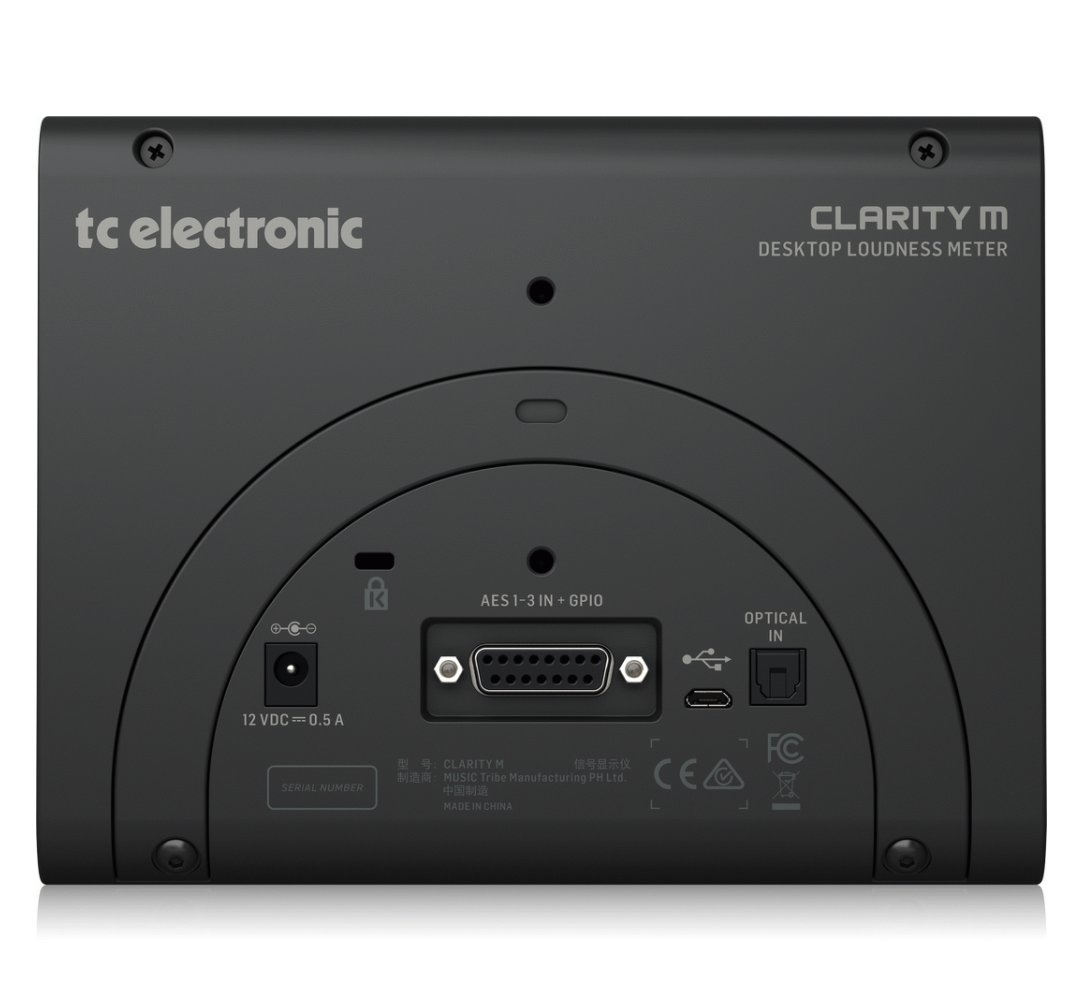 TC ELECTRONIC CLARITY M 5.1 Audio Meter with 7" Display & USB Connectivity