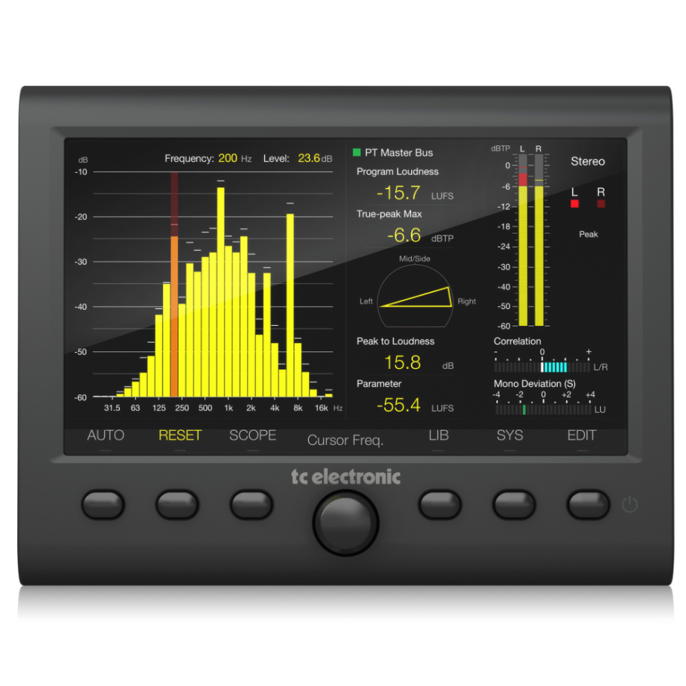 TC ELECTRONIC CLARITY M STEREO Stereo Meter with 7" Display & USB Connectivity