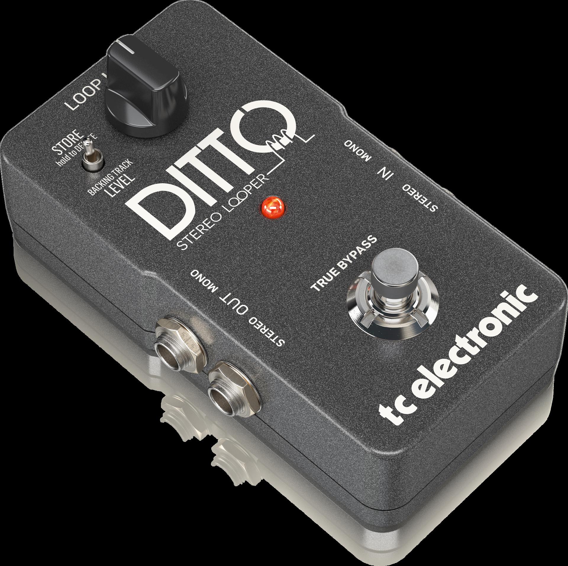 TC Electronic Ditto Stereo Looper Guitar Effects Pedal with Import / Export