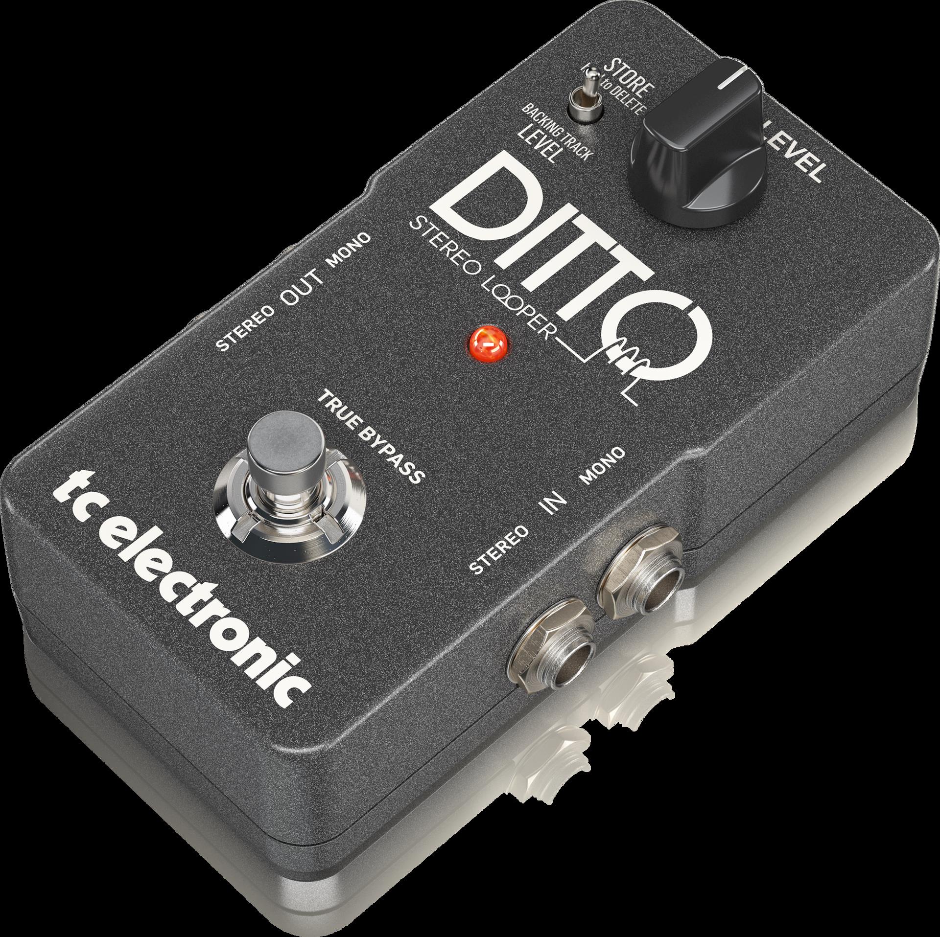 TC Electronic Ditto Stereo Looper Guitar Effects Pedal with Import / Export