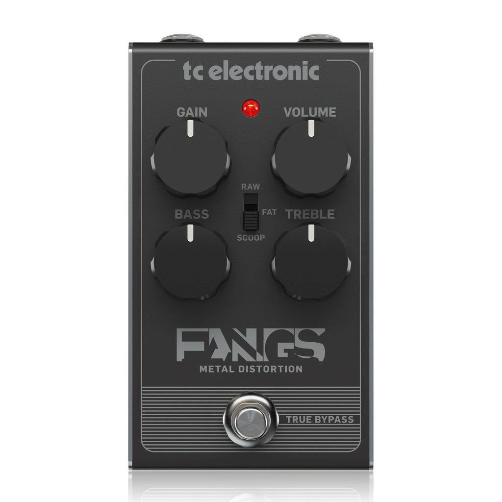 TC Electronic Fangs High Gain Distortion Guitar Effects Pedal