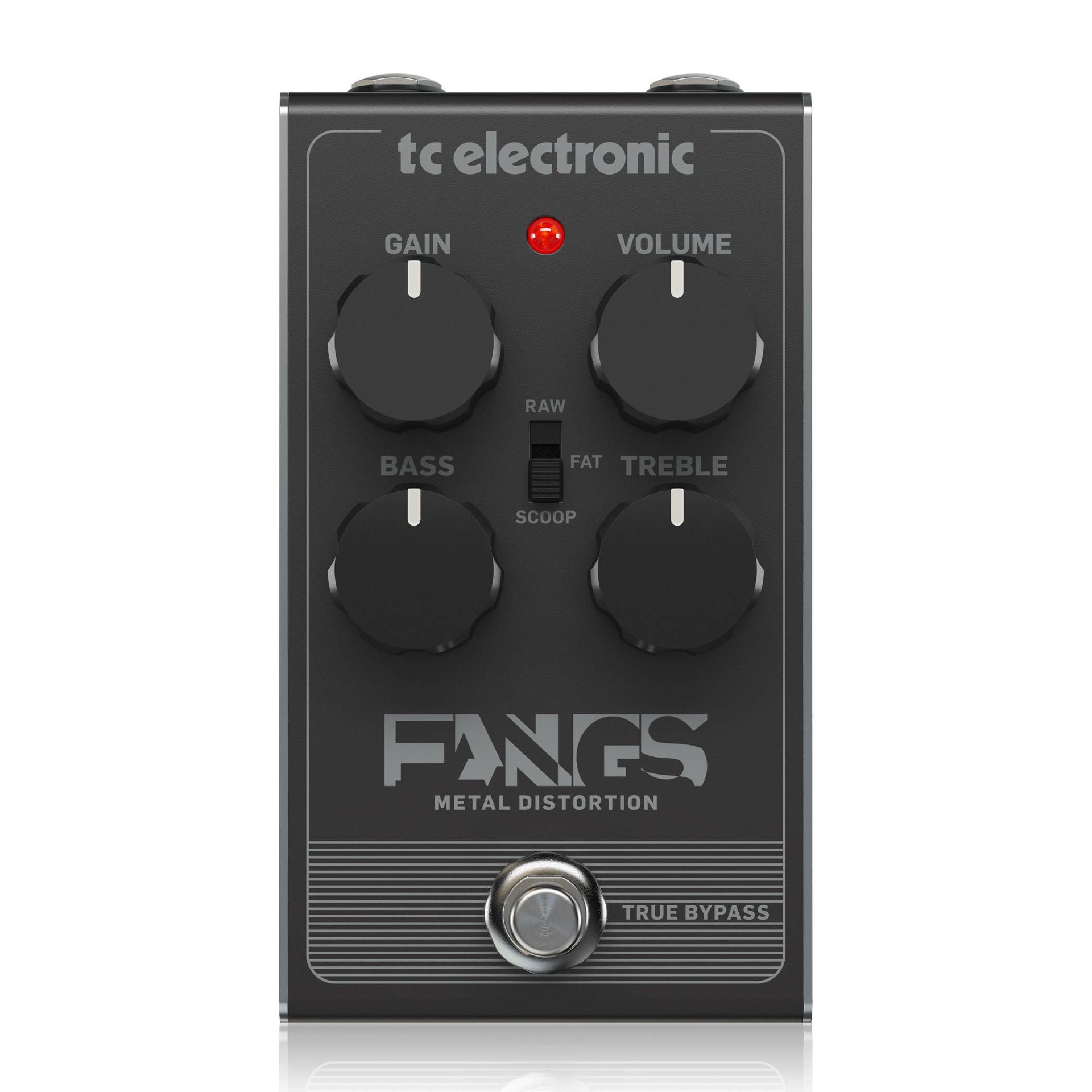 TC Electronic Fangs High Gain Distortion Guitar Effects Pedal