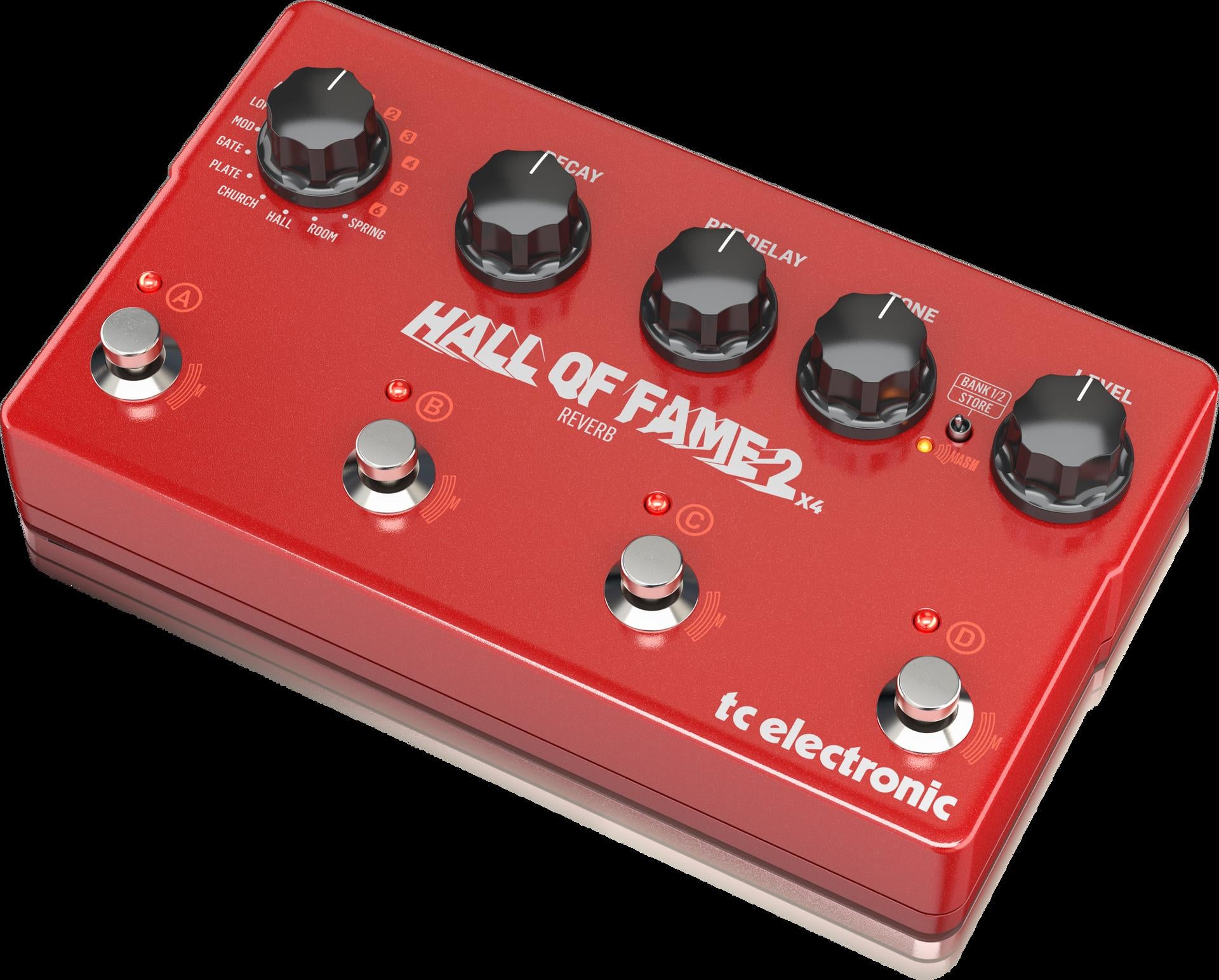 TC Electronic Hall of Fame 2 X 4 Reverb Guitar Effects Pedal