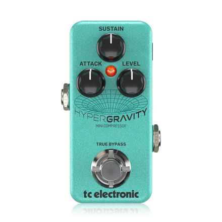 TC Electronic Hyper-G-Mini Studio-Quality Multiband Compressor Effects Pedal