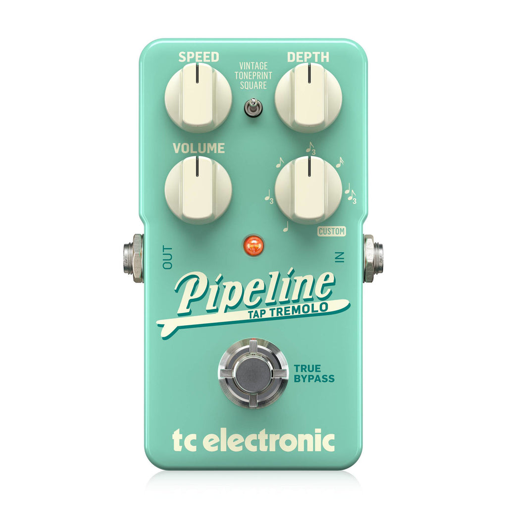 TC Electronic Pipeline Tap Tempo Tremolo Guitar Effects Pedal