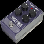 TC Electronic Thunderstorm vintage-style flanger guitar effects pedal with control knobs and input/output jacks.