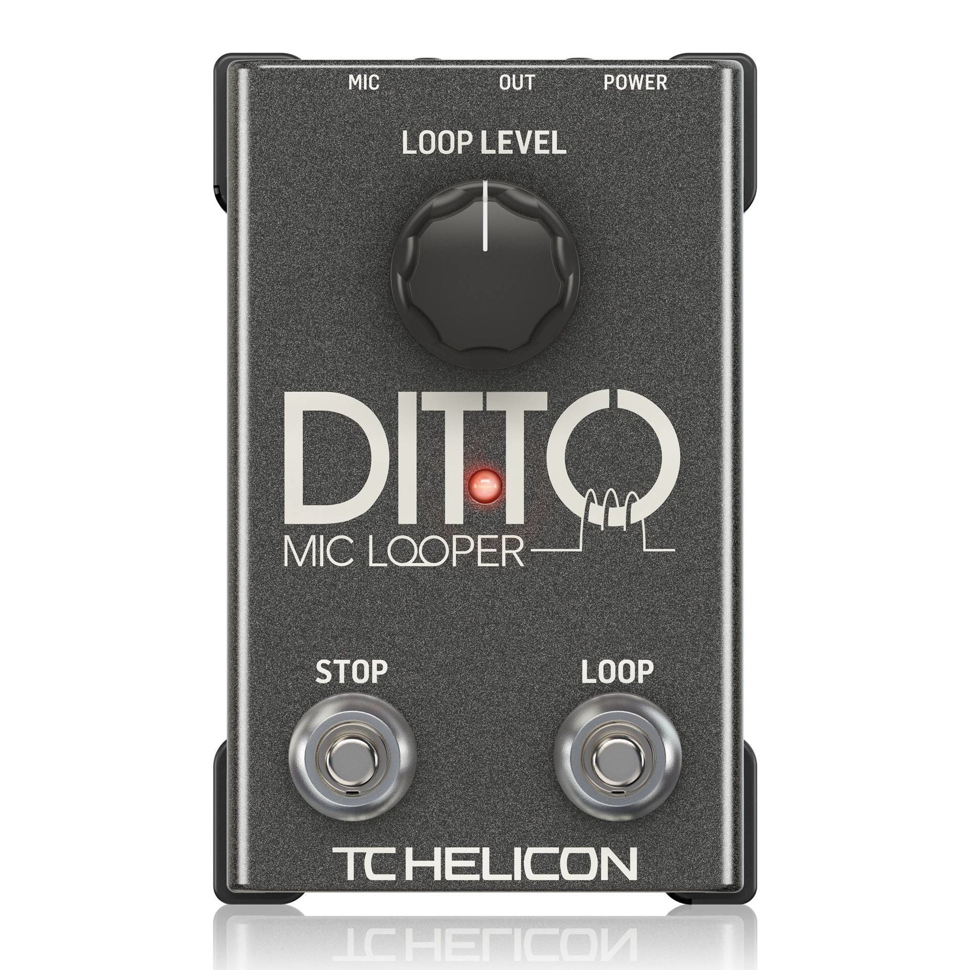 TC Helicon Ditto Mic Looper Guitar Effects Pedal