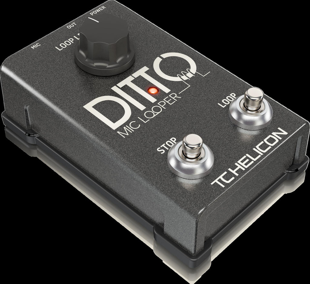 TC Helicon Ditto Mic Looper Guitar Effects Pedal