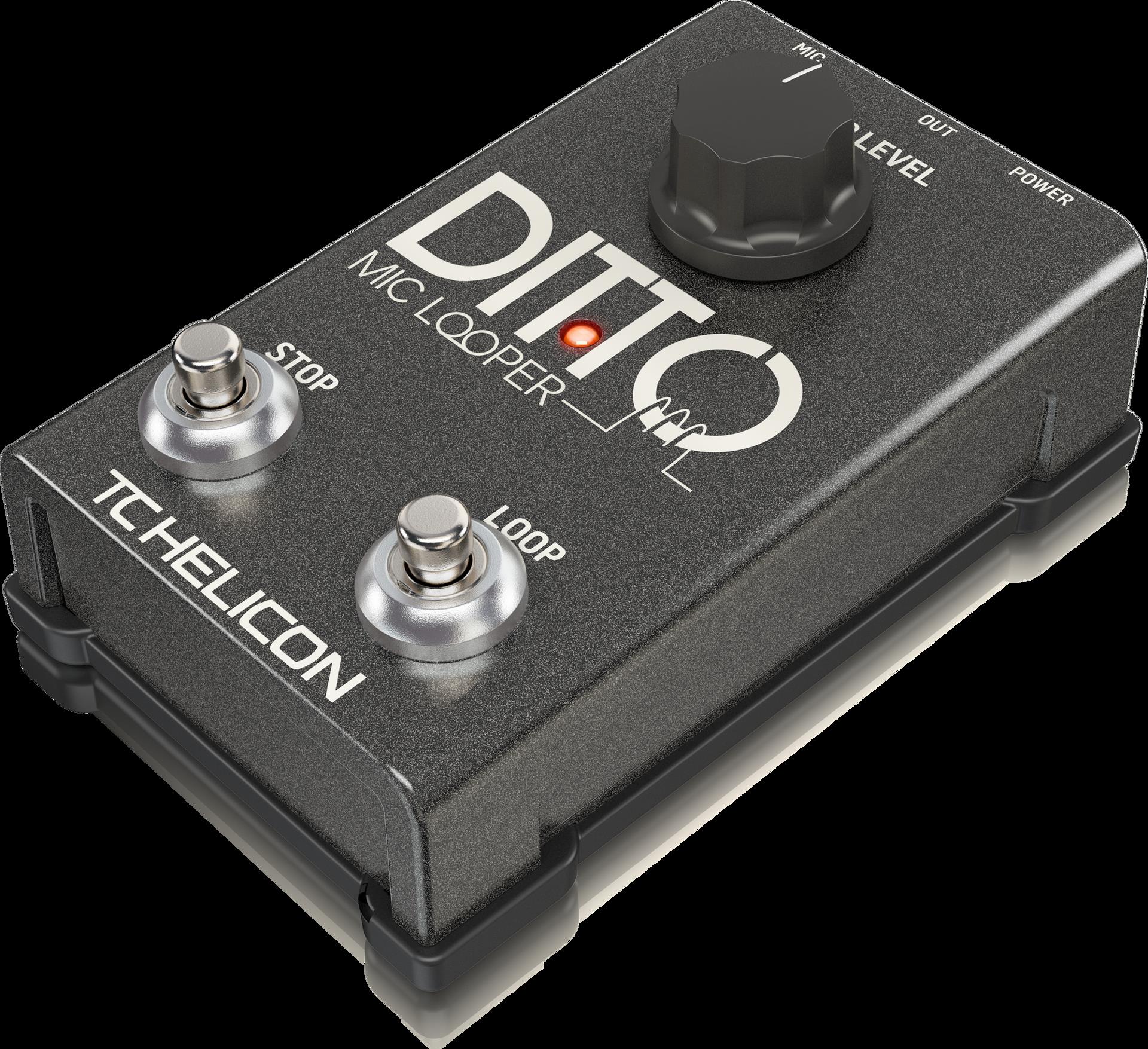 TC Helicon Ditto Mic Looper Guitar Effects Pedal