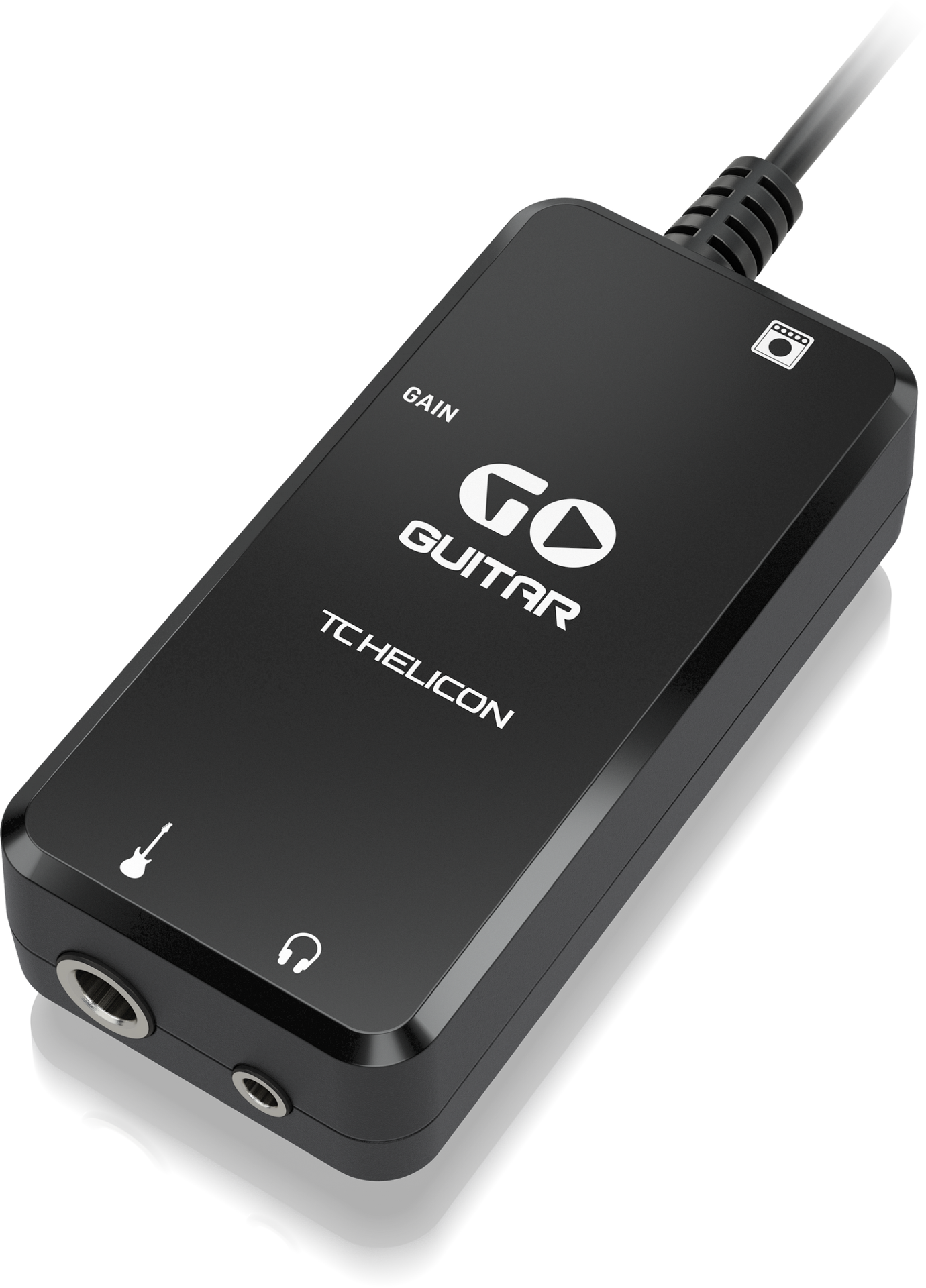 TC Electronic Go-Guitar portable guitar interface for mobile devices, compact audio interface for easy practice and recording.
