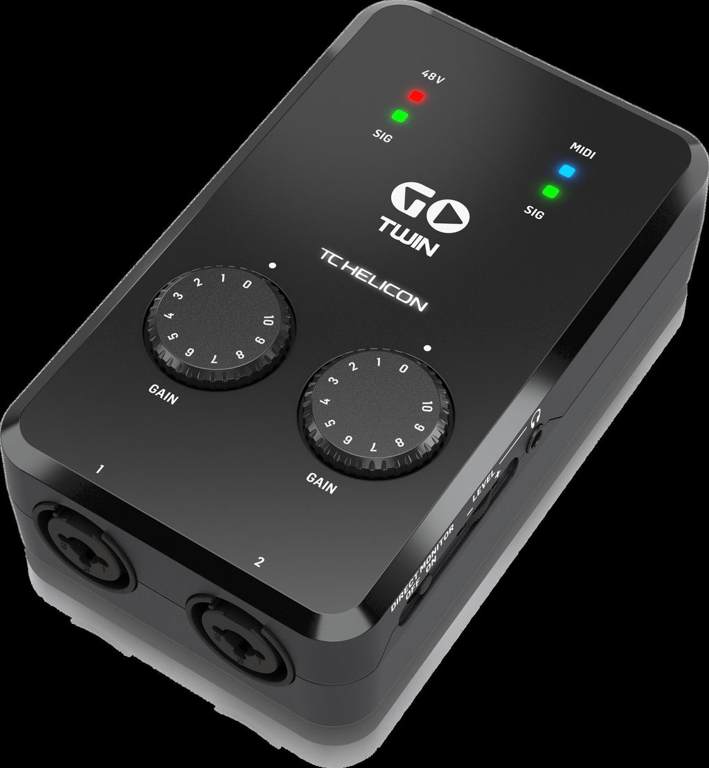 TC Helicon Go Twin High-Definition 2-Channel Audio / MIDI Interface for Mobile Devices