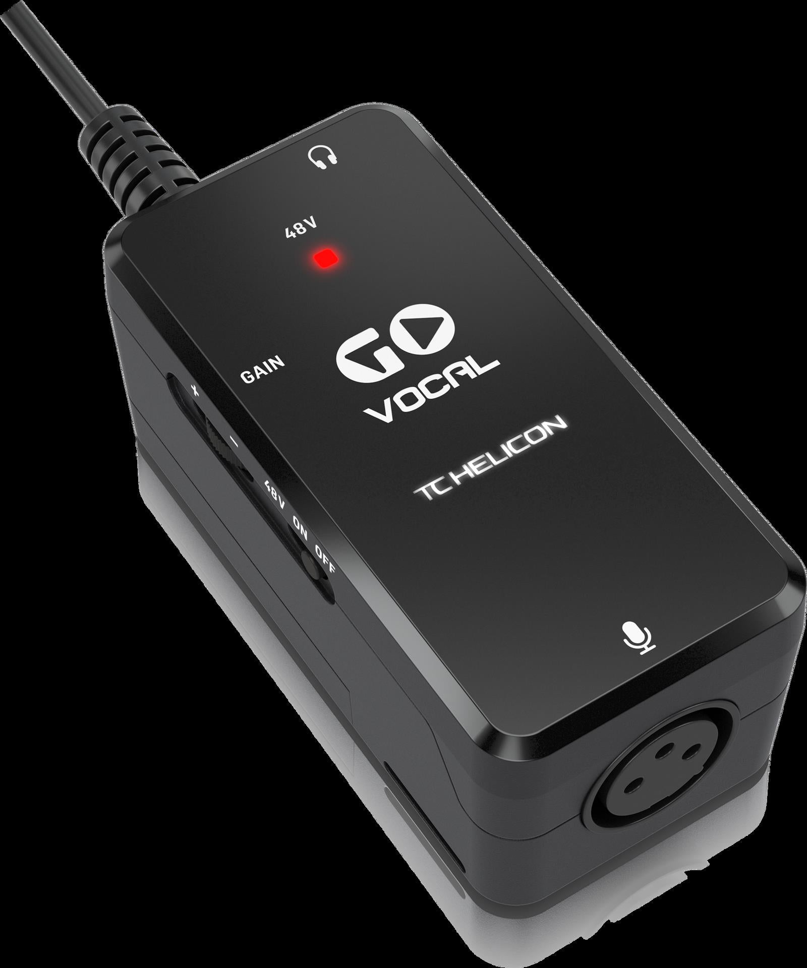 TC Helicon Go Vocal Microphone Preamp for Mobile Devices