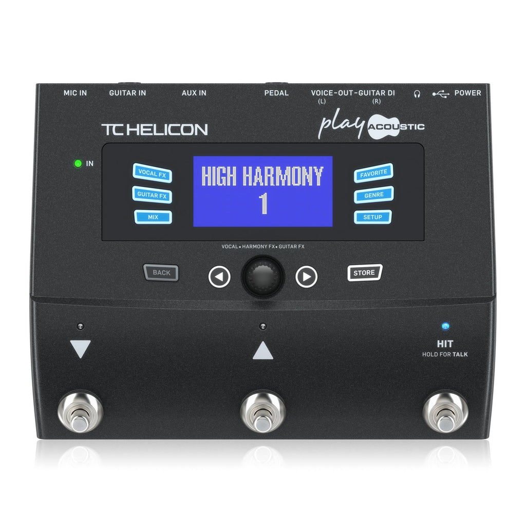 TC Helicon Voicelive Play Acoustic Effects Pedal with BodyRez & DI