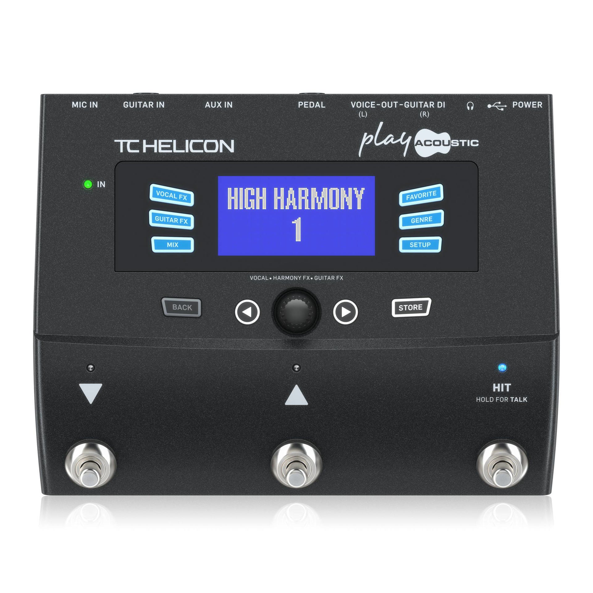TC Helicon Voicelive Play Acoustic Effects Pedal with BodyRez & DI