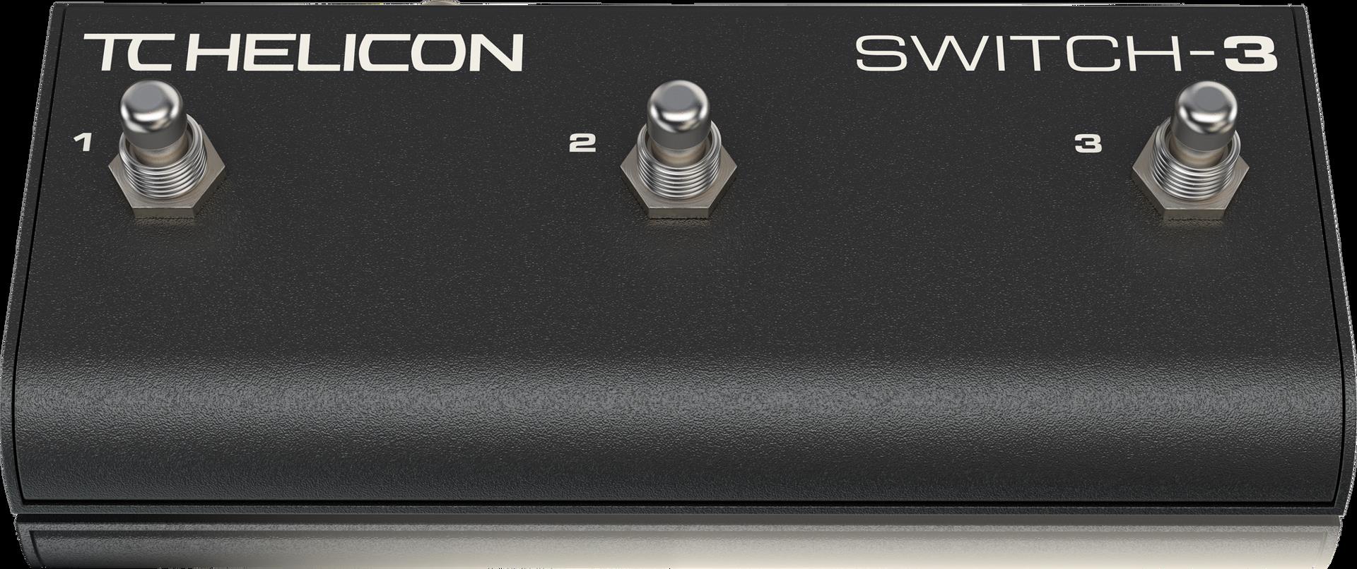 TC Helicon Switch 3-Footswitch Guitar Pedal