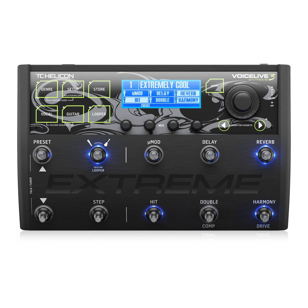 TC Helicon Voicelive 3 Extreme Vocal Guitar Effects Pedal