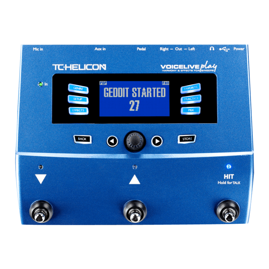 TC Voicelive Play Vocal Processor Effects Pedal