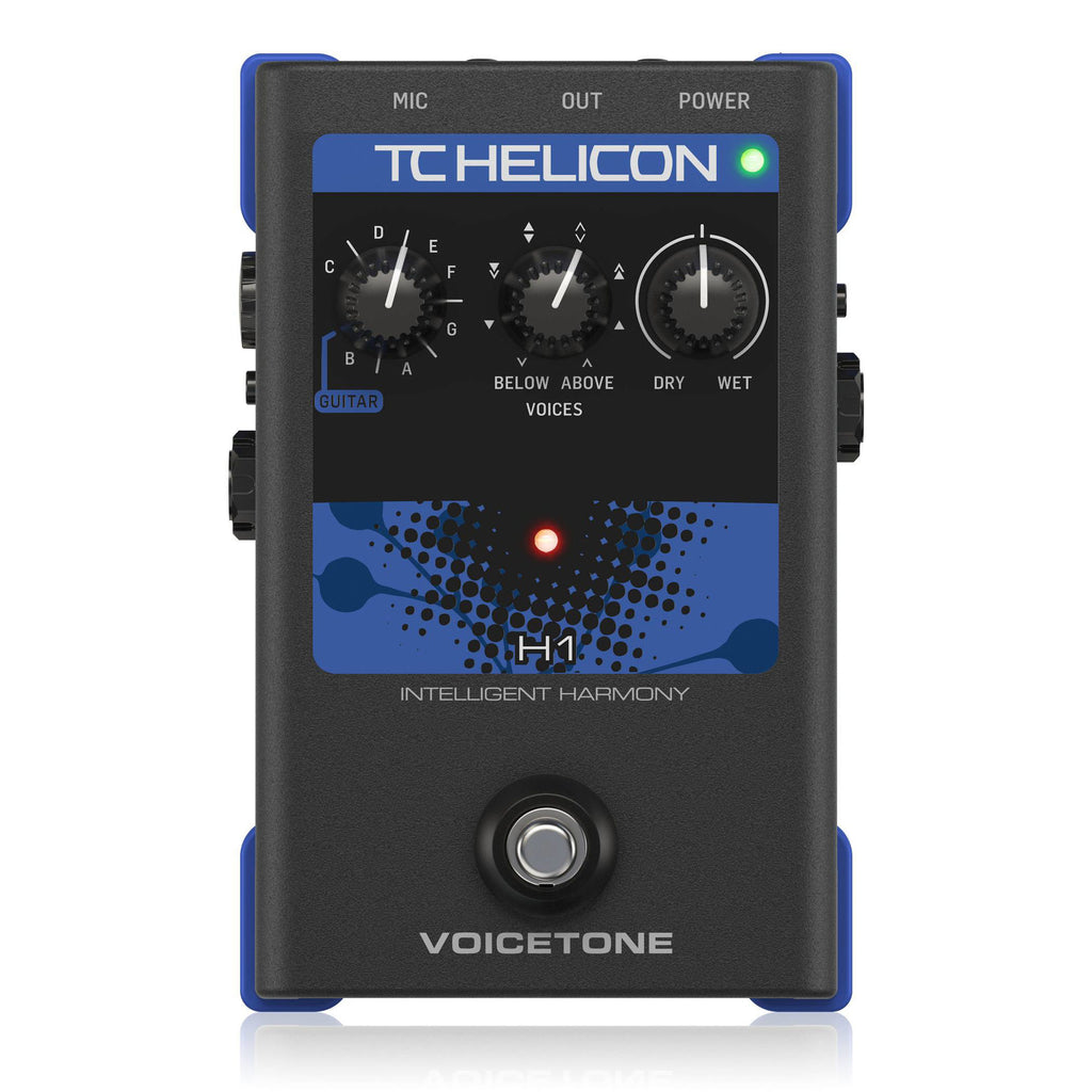 TC Helicon Voicetone H1 Intelligent Harmony Vocal Effects Guitar Pedal