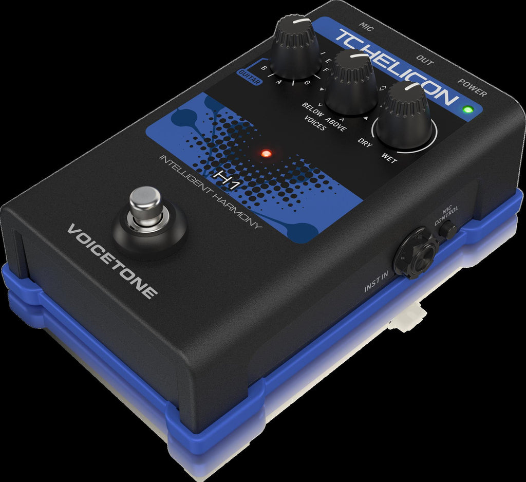 TC Helicon Voicetone H1 Intelligent Harmony Vocal Effects Guitar Pedal