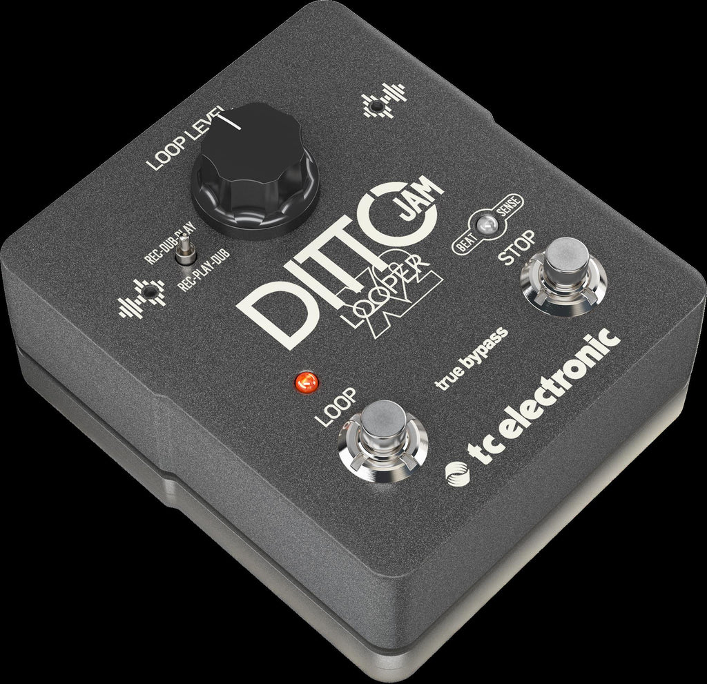 TC Electronic Ditto Jam X2 Intuitive Looper Effects Pedal with Responsive BeatSense Technology