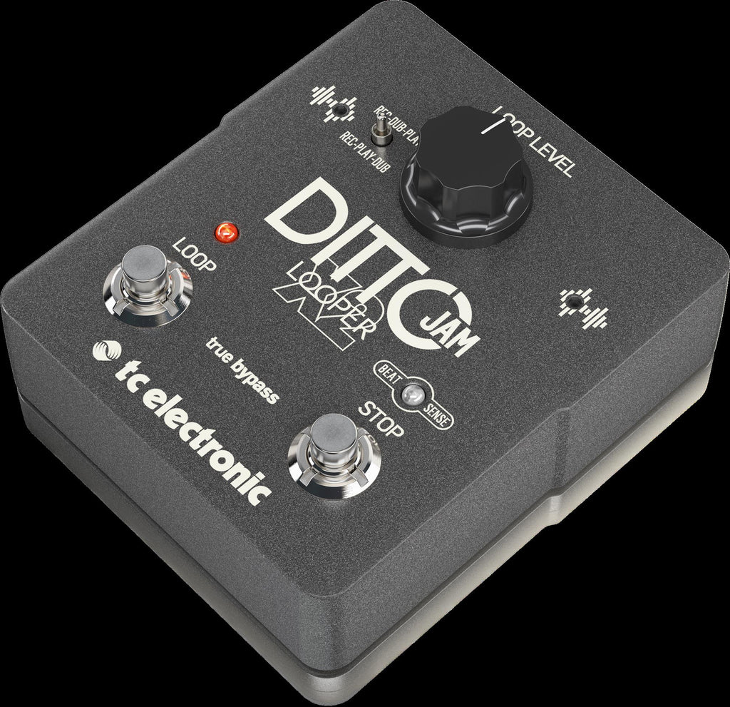 TC Electronic Ditto Jam X2 Intuitive Looper Effects Pedal with Responsive BeatSense Technology