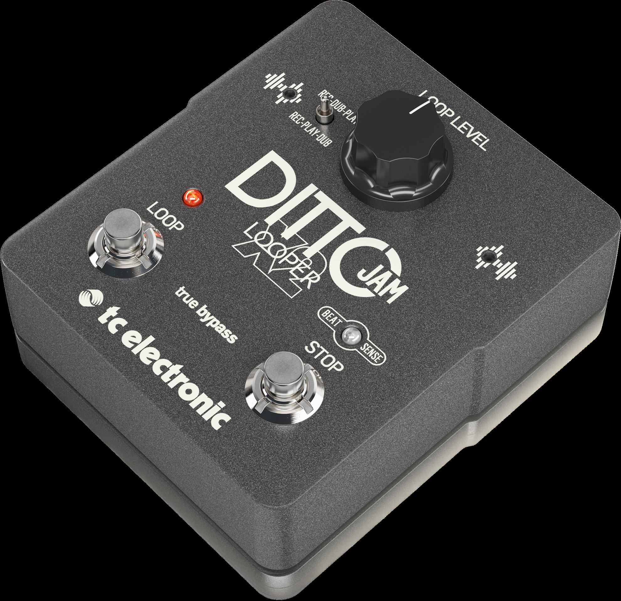 TC Electronic Ditto Jam X2 Intuitive Looper Effects Pedal with Responsive BeatSense Technology