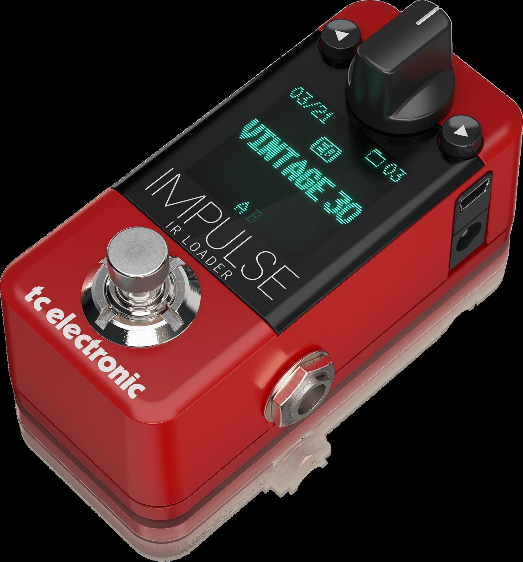 TC Electronic Impulse IR Loader guitar effect pedal with multiple effect options and user interface controls.