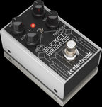 TC Electronic Bucket Brigade analog delay guitar effects pedal with control knobs and footswitch, showcasing its compact design and input jacks.
