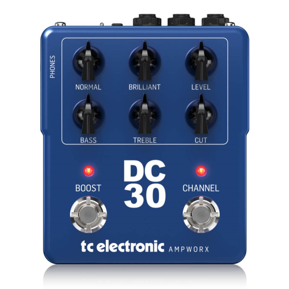 TC Electronic Ampworx Vintage Series DC30 Dual-Channel Guitar Preamp Pedal