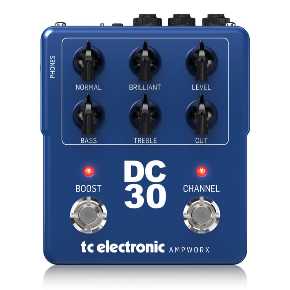 TC Electronic Ampworx Vintage Series DC30 Dual-Channel Guitar Preamp Pedal