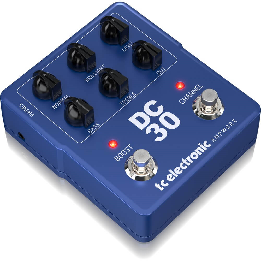 TC Electronic Ampworx Vintage Series DC30 Dual-Channel Guitar Preamp Pedal