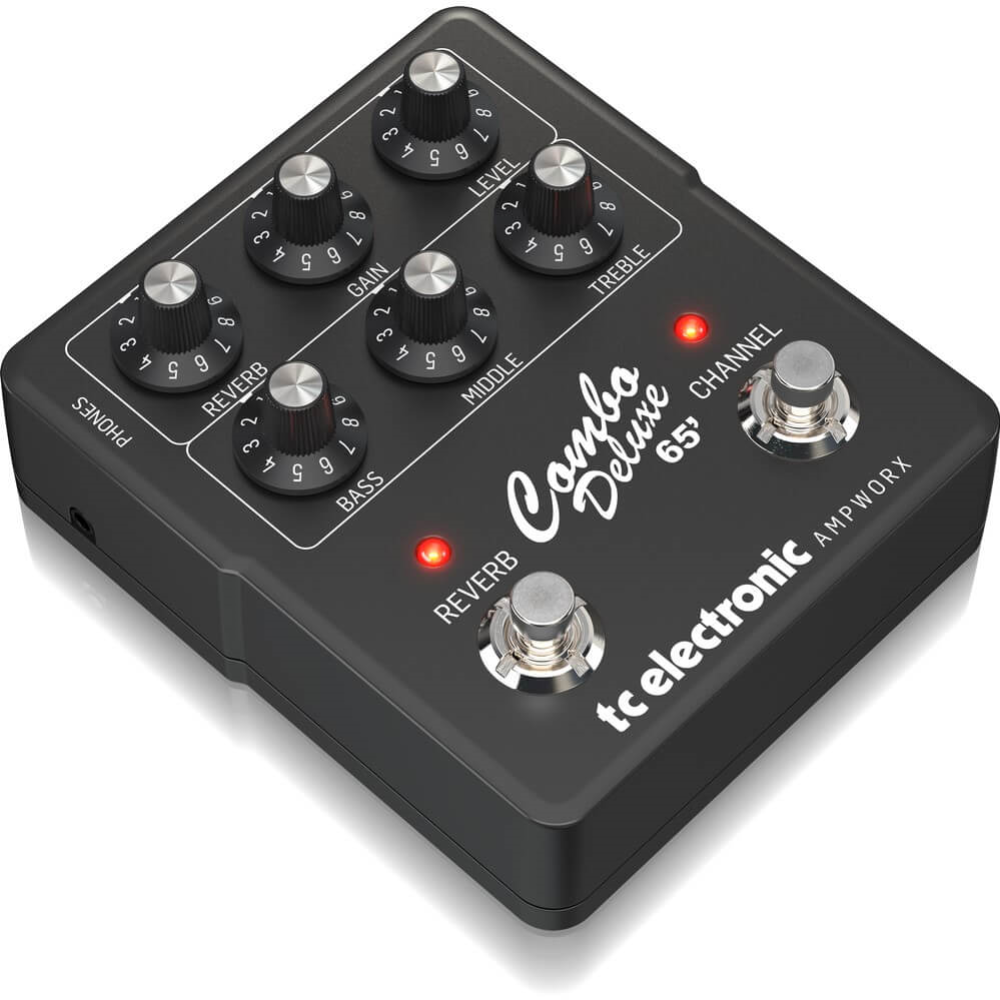 TC Electronic Ampworx Vintage Series Combo Deluxe 65' Dual-Channel Guitar Preamp Pedal