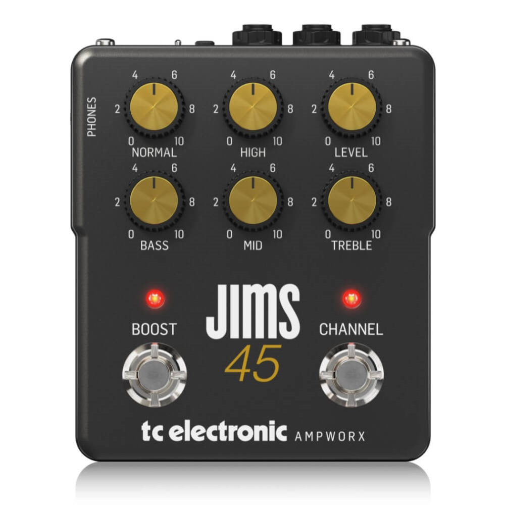 TC Electronic Ampworx Vintage Series JIMS 45 Dual-Channel Guitar Preamp Pedal